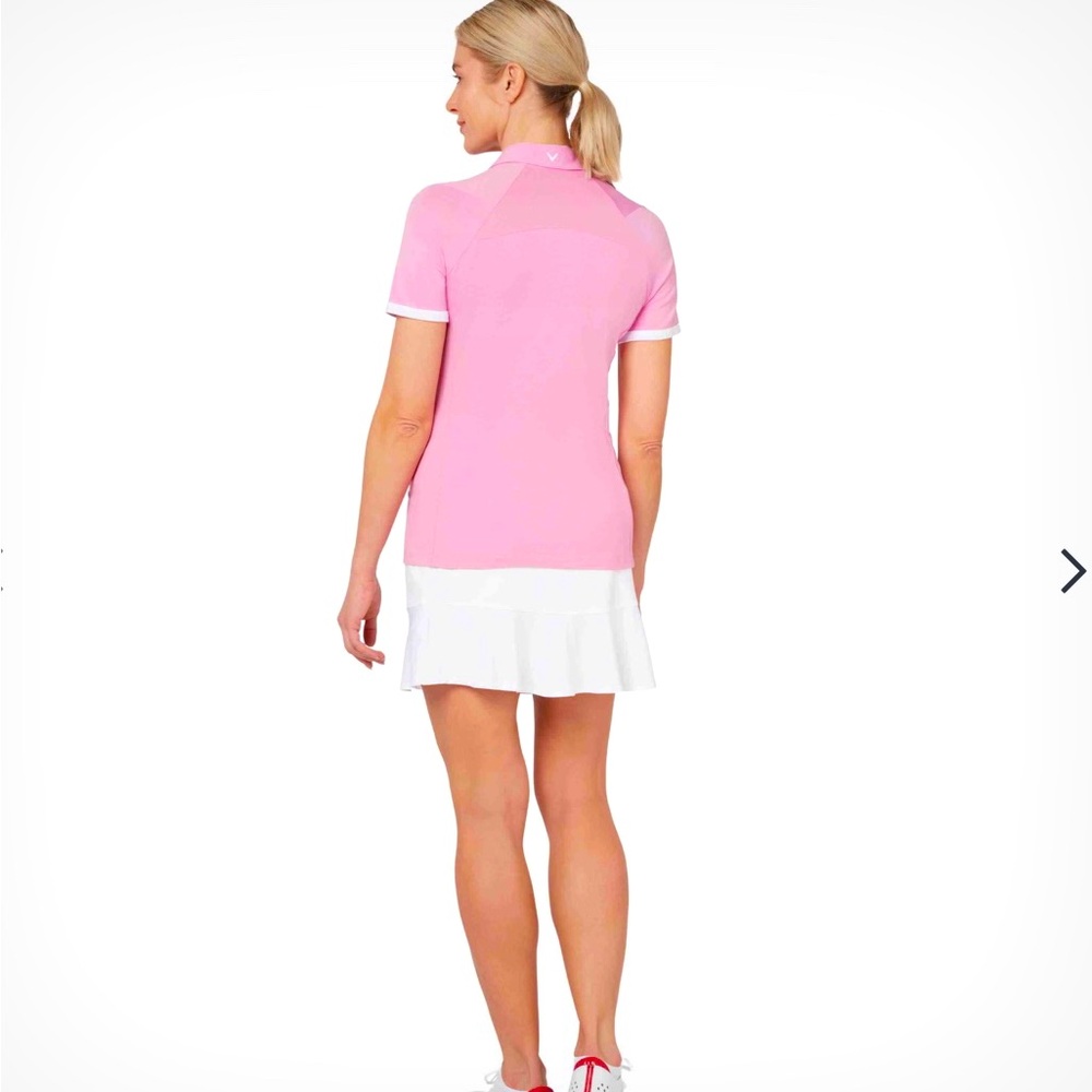 Callaway Women's Pink Button Down Shirt - Picture 4 of 4